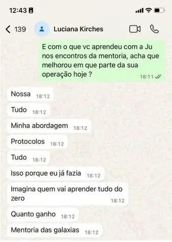 Depoimento de aluna do workshop